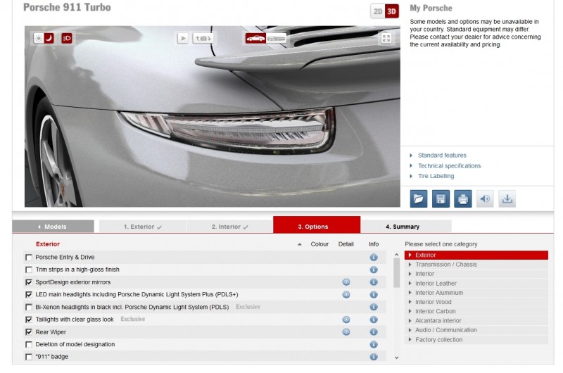 2015 Porsche 911 Turbo S - Configurator Options 24