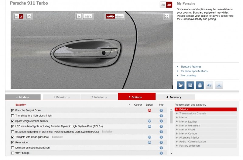 2015 Porsche 911 Turbo S - Configurator Options 25