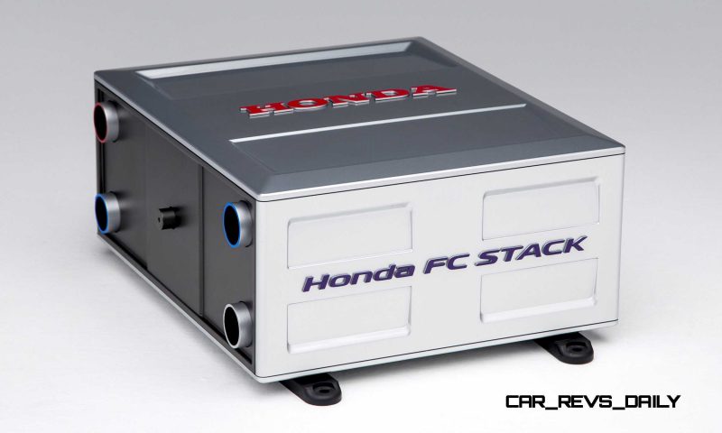 Honda FCV Concept Fuel Cell Stack Compared to FCX Clarity Versio