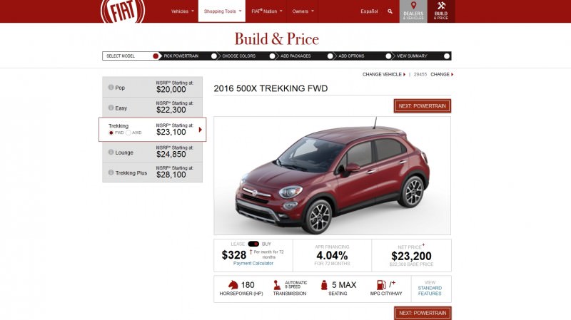 2016 Fiat 500X Pricing, Colors and Real-Life Photos 3