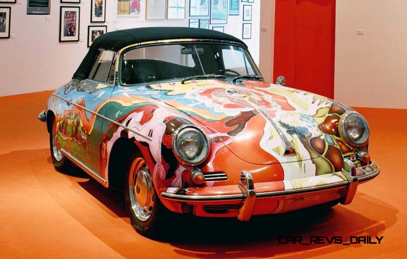 Houston Auto Show Curio - Porsche 356 Art Car Is Janis Joplin Homage 1