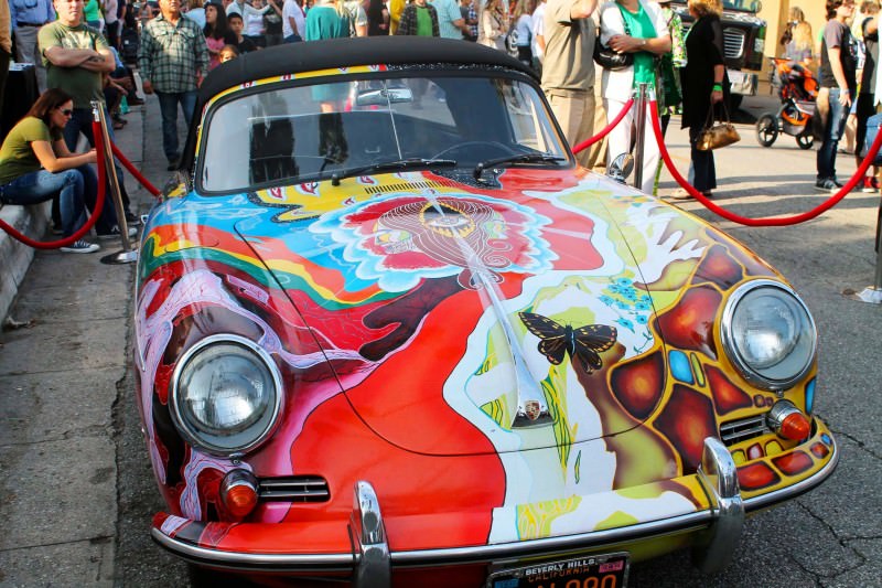 Houston Auto Show Curio - Porsche 356 Art Car Is Janis Joplin Homage 10