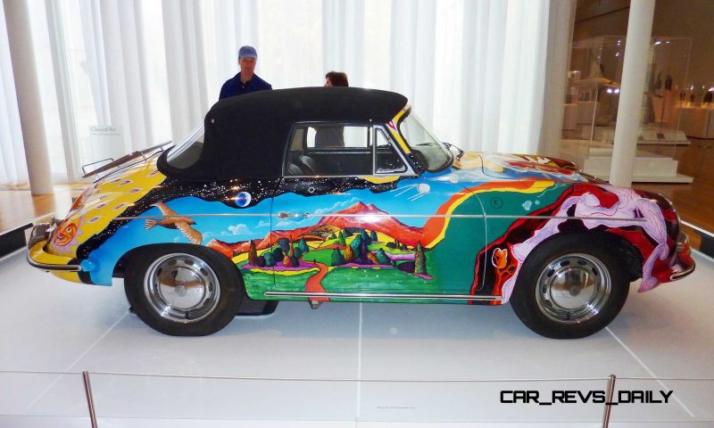 Houston Auto Show Curio - Porsche 356 Art Car Is Janis Joplin Homage 11