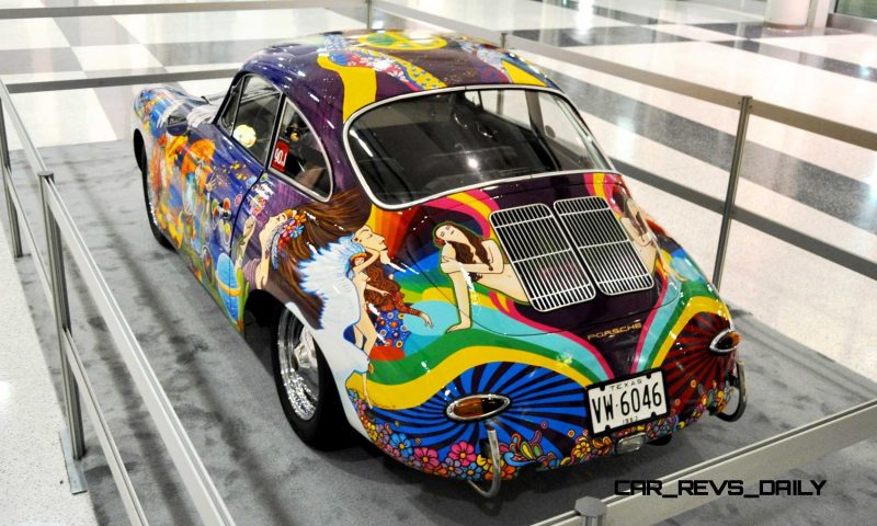 Houston Auto Show Curio - Porsche 356 Art Car Is Janis Joplin Homage 2