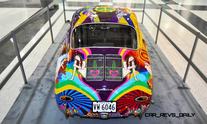 Houston Auto Show Curio - Porsche 356 Art Car Is Janis Joplin Homage 4
