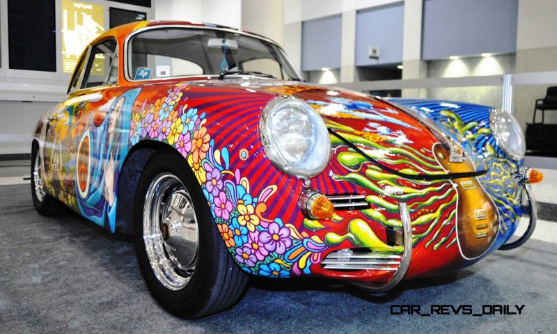 Houston Auto Show Curio - Porsche 356 Art Car Is Janis Joplin Homage 5