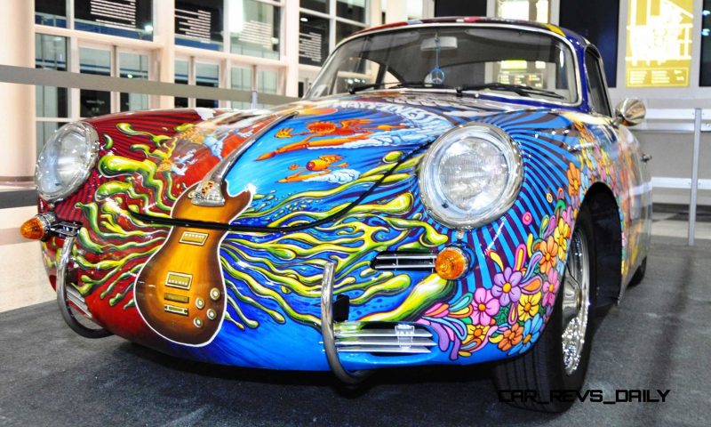 Houston Auto Show Curio - Porsche 356 Art Car Is Janis Joplin Homage 7