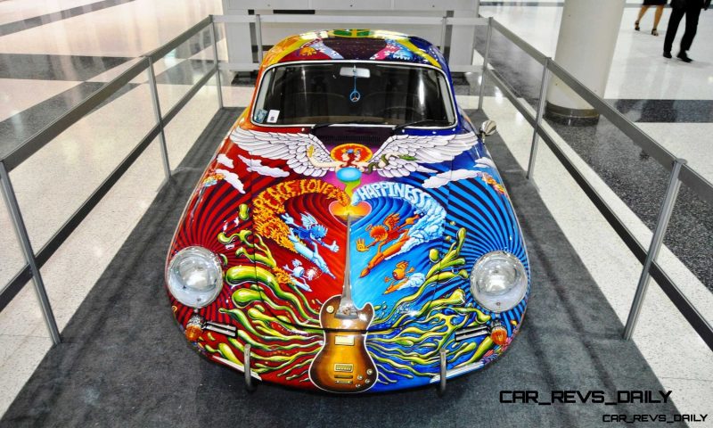 Houston Auto Show Curio - Porsche 356 Art Car Is Janis Joplin Homage 8