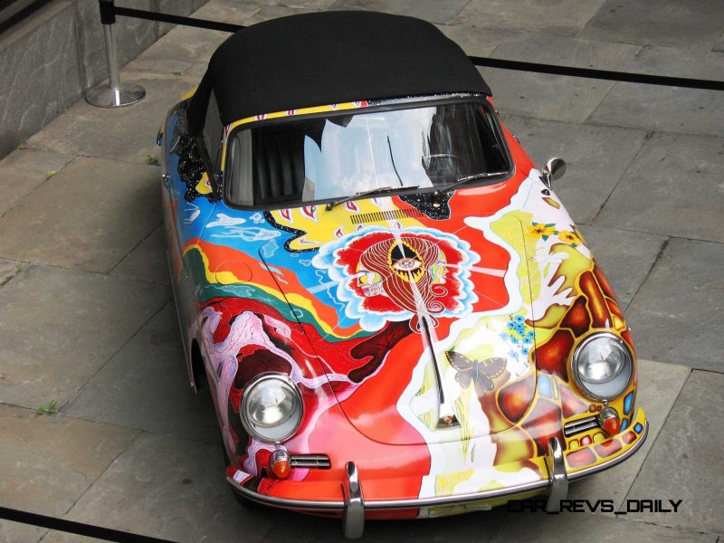 Houston Auto Show Curio - Porsche 356 Art Car Is Janis Joplin Homage 9