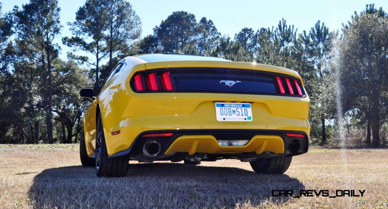 2015 Ford Mustang EcoBoost in Triple Yellow 108