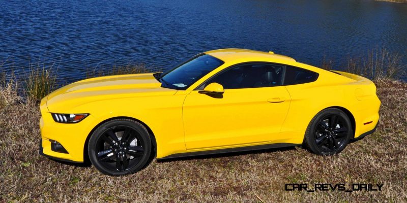 2015 Ford Mustang EcoBoost in Triple Yellow 149