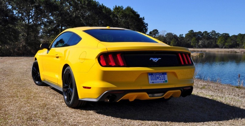 2015 Ford Mustang EcoBoost in Triple Yellow 29