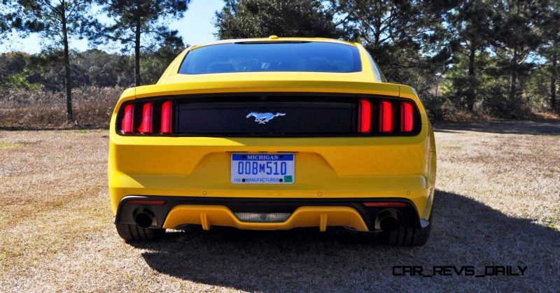 2015 Ford Mustang EcoBoost in Triple Yellow 34