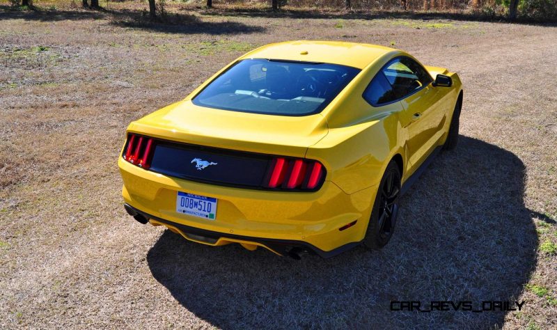 2015 Ford Mustang EcoBoost in Triple Yellow 38