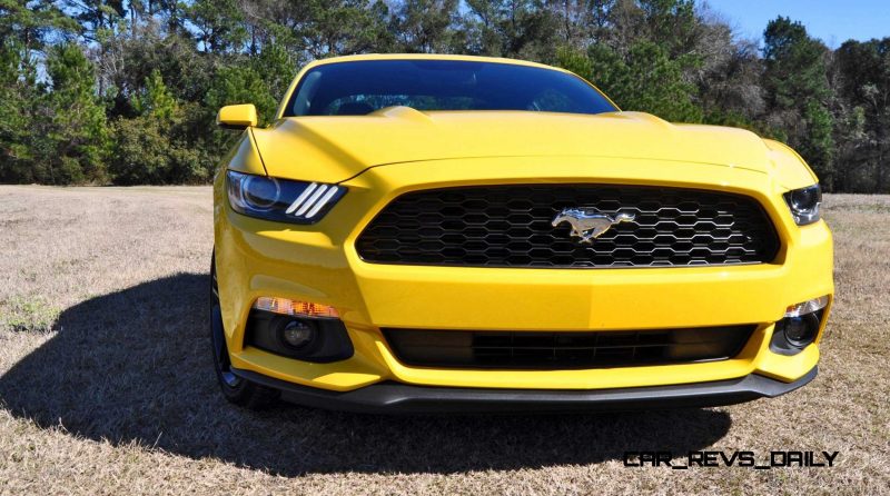 2015 Ford Mustang EcoBoost in Triple Yellow 45