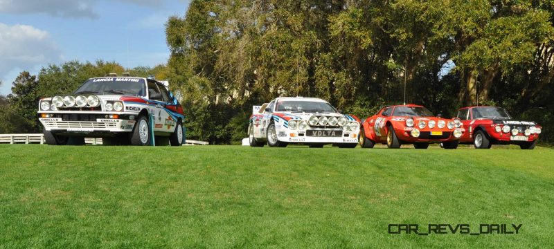 LANCIA Rally Reunion - Stratos, Integrale, Fulvia and 037 Together for Amelia 2015 16