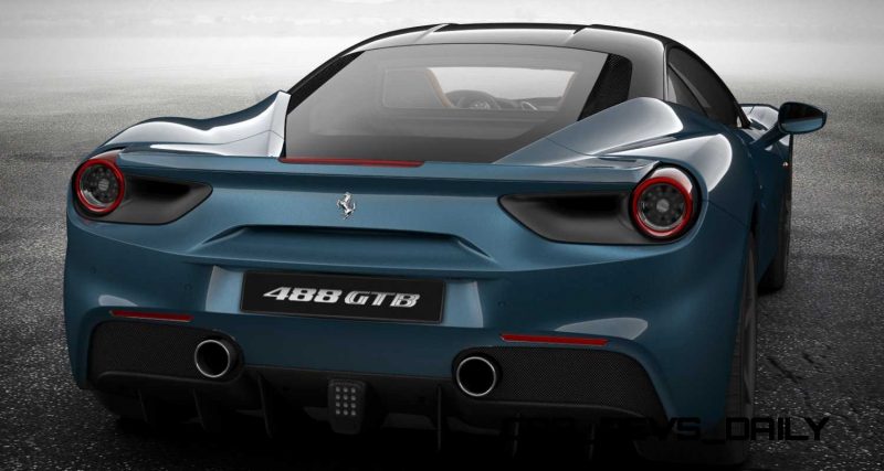 2016 Ferrari 488GTB Blue 1
