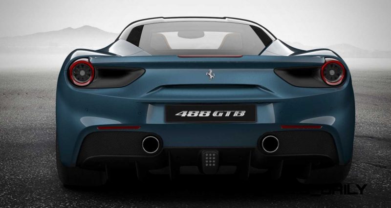 2016 Ferrari 488GTB Blue 2
