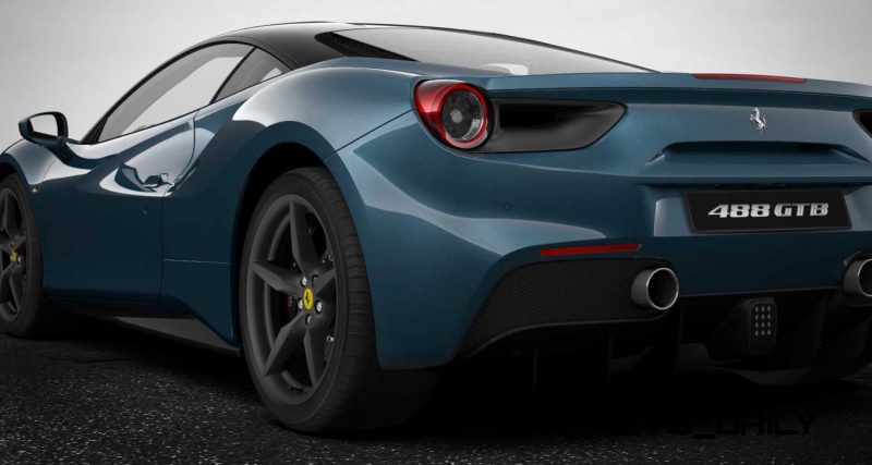 2016 Ferrari 488GTB Blue 3