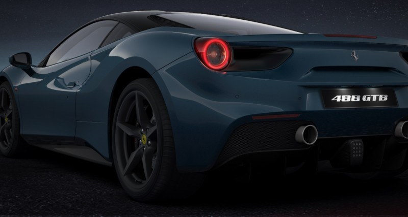 2016 Ferrari 488GTB Blue 5