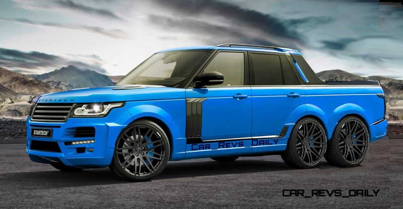 Digital Renderings - StarTech Range Rover 6x6 Long-Box Pickup Truck - 2 Angles + 30 Colors 26