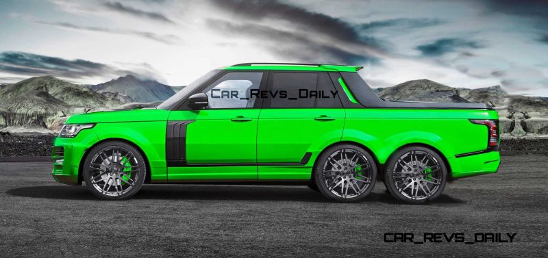 Digital Renderings - StarTech Range Rover 6x6 Long-Box Pickup Truck - 2 Angles + 30 Colors 27