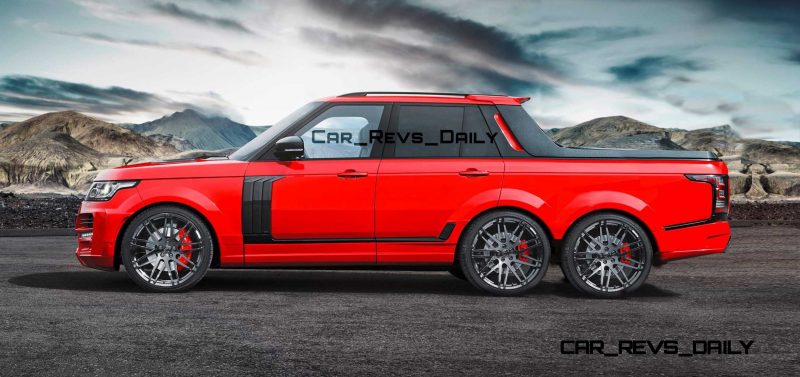 Digital Renderings - StarTech Range Rover 6x6 Long-Box Pickup Truck - 2 Angles + 30 Colors 28