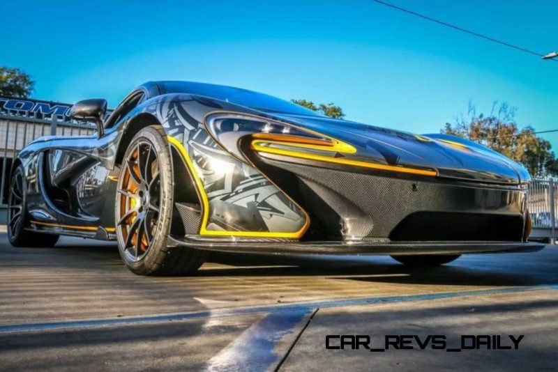 StickerCity 2015 McLaren P1 Black Chrome Art Car 14