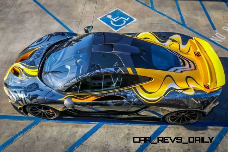 StickerCity 2015 McLaren P1 Black Chrome Art Car 4