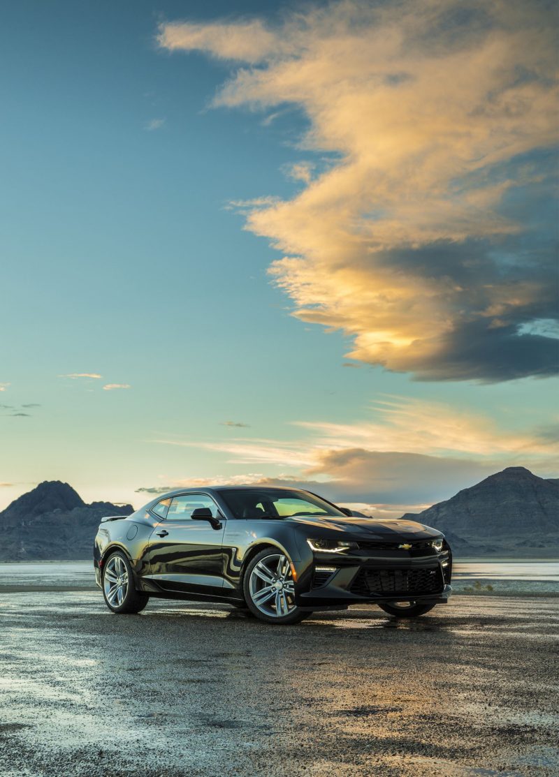 During the Find New Roads Trip, invited guests drove the all-new 2016 Camaro to all 48 States. These images taken outside of Salt Lake City, Utah.