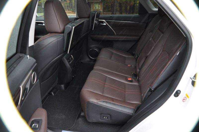 2016 Lexus RX350 Interior Noble Brown Sapele Wood 6