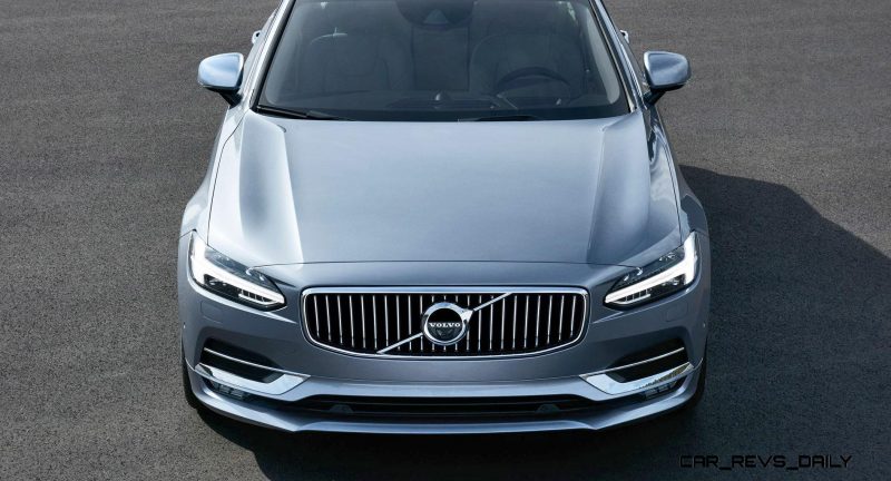 High Front Volvo S90 Mussel Blue