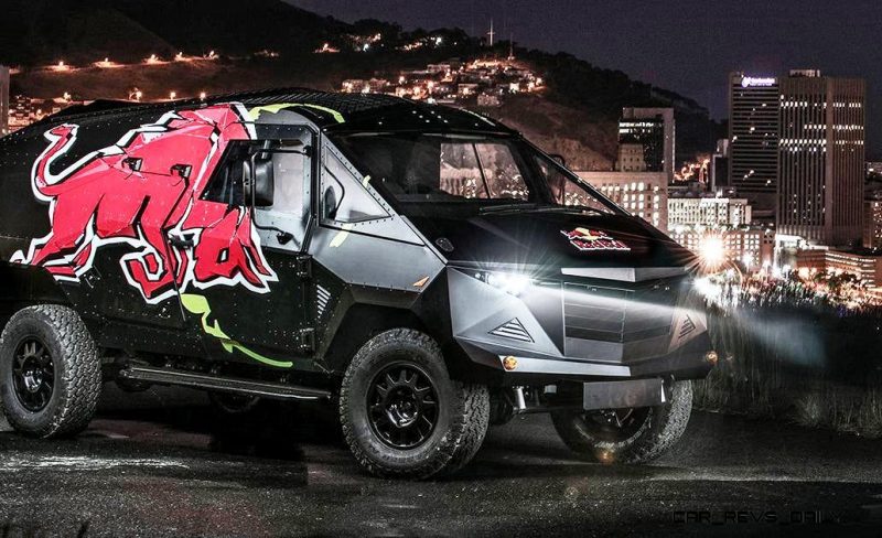 2015 South African RED BULL Concept Truck is Defender 130 APC 12