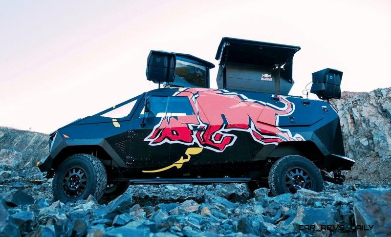 2015 South African RED BULL Concept Truck is Defender 130 APC 17