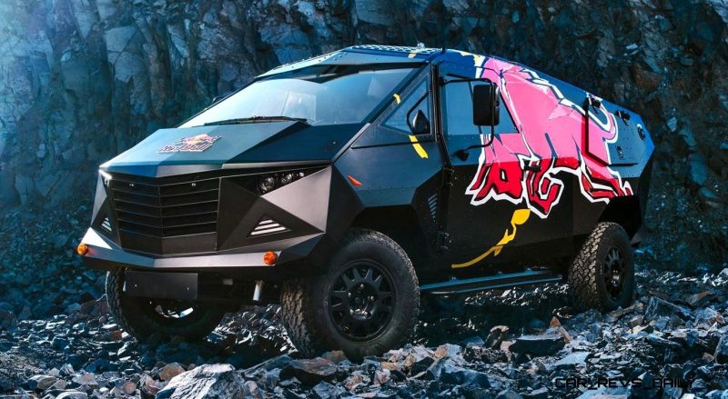2015 South African RED BULL Concept Truck is Defender 130 APC 18