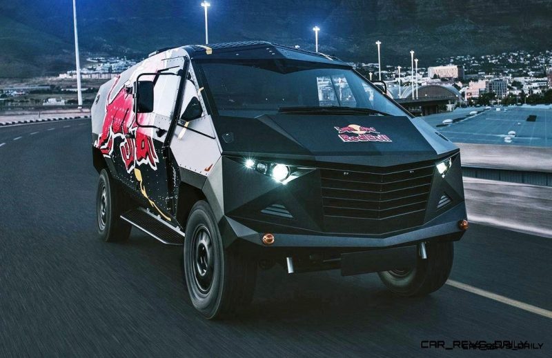 2015 South African RED BULL Concept Truck is Defender 130 APC 5