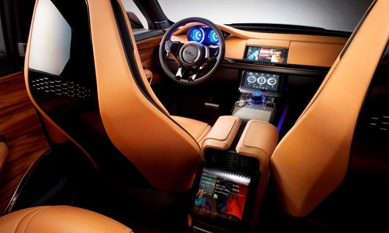 2016 JAGUAR XQ-Type Preview - C-X17 SUV INTERIOR 12