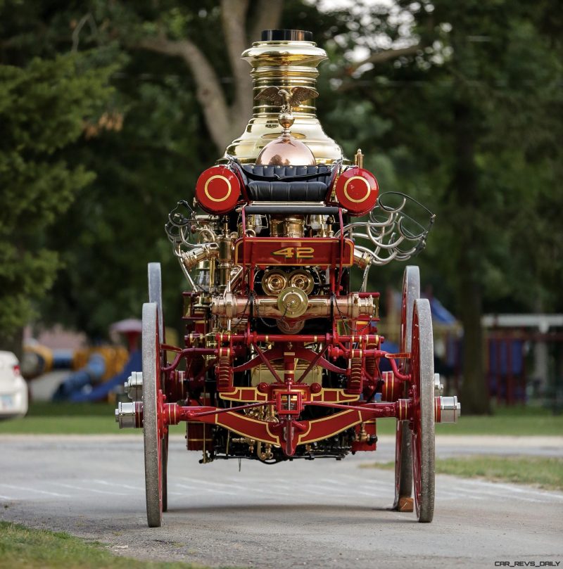 1894 Silsby Fourth Size Horse-Drawn Steam Pumper 6