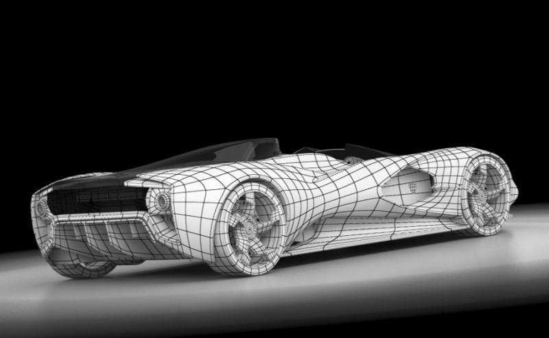 2017 Maserati MC12 Possibly Based on LaFerrari Aliante Spyder by Turin Design Students 13