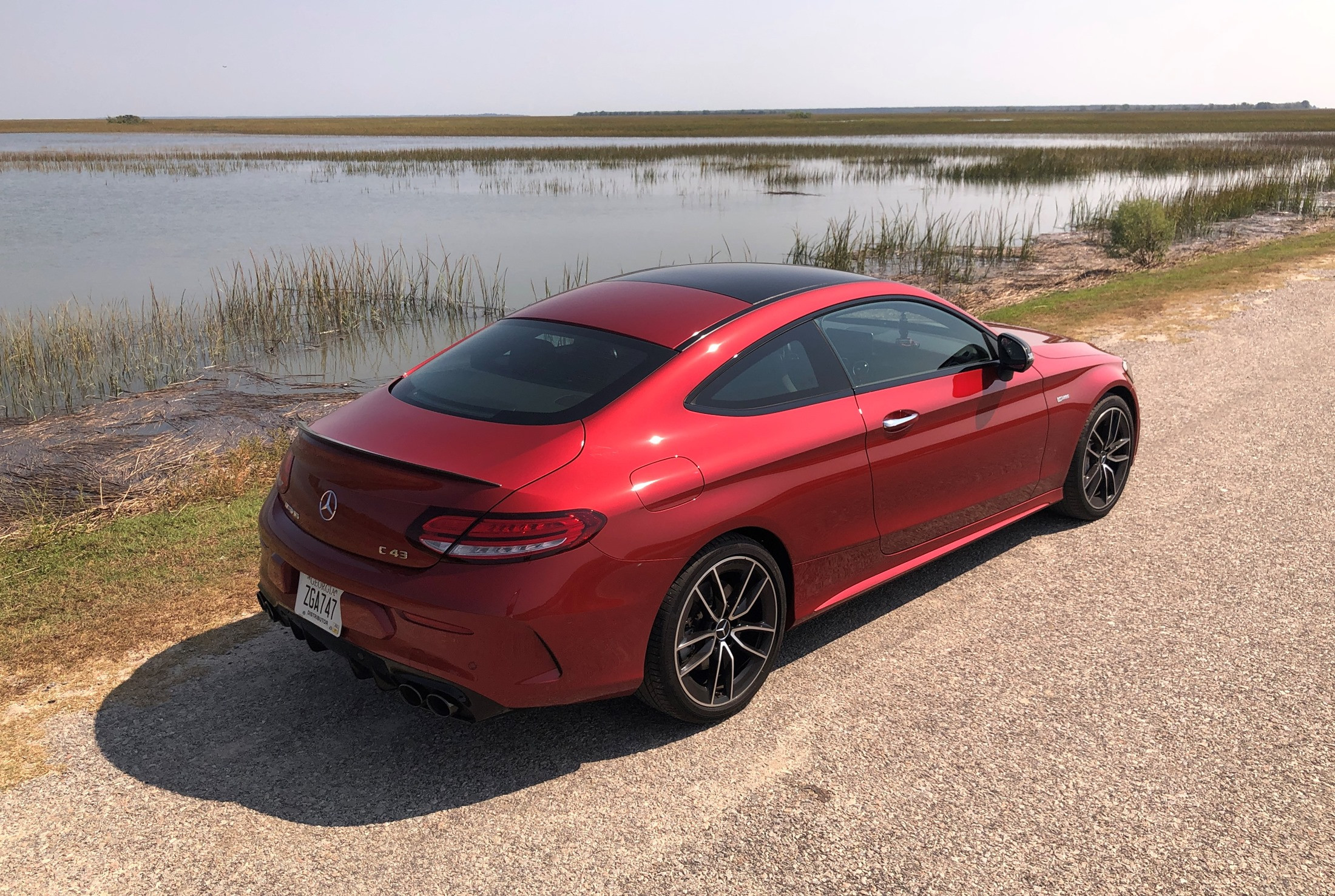 2019 mercedes amg c43 coupe road test review burkart(58)