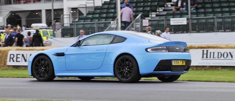 Aston Martin Zings Up Goodwood Hill (to its AMG Future) in Vantage S, Rapide S and Vanquish 11