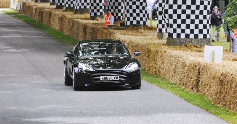 Aston Martin Zings Up Goodwood Hill (to its AMG Future) in Vantage S, Rapide S and Vanquish 14