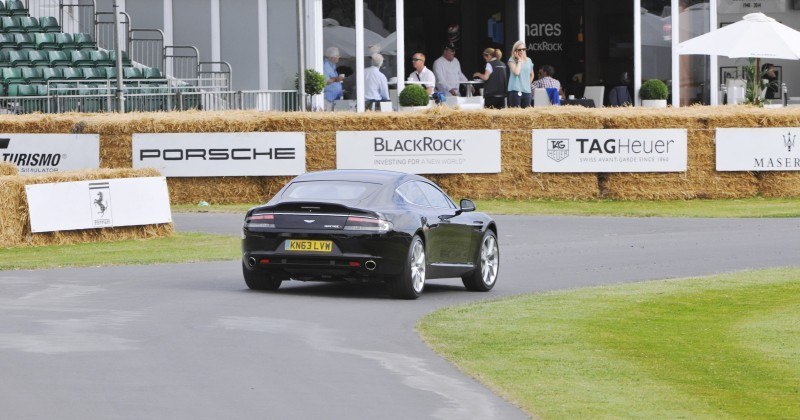 Aston Martin Zings Up Goodwood Hill (to its AMG Future) in Vantage S, Rapide S and Vanquish 18