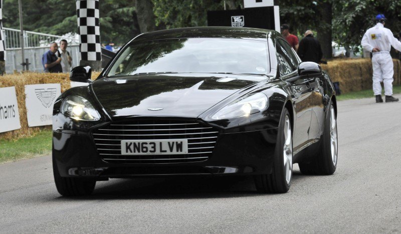 Aston Martin Zings Up Goodwood Hill (to its AMG Future) in Vantage S, Rapide S and Vanquish 19