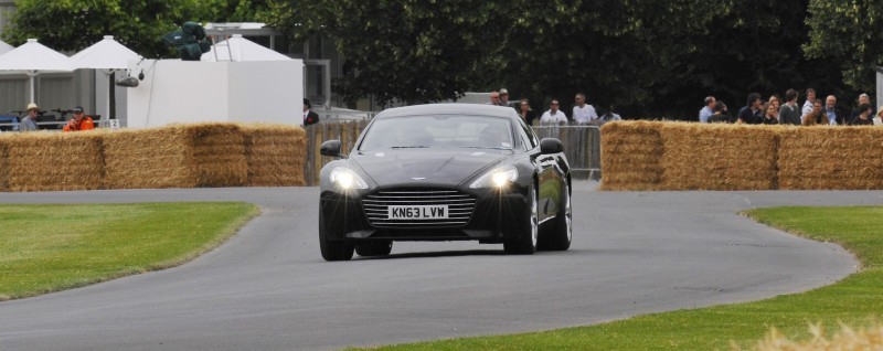 Aston Martin Zings Up Goodwood Hill (to its AMG Future) in Vantage S, Rapide S and Vanquish 2