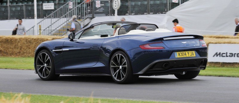 Aston Martin Zings Up Goodwood Hill (to its AMG Future) in Vantage S, Rapide S and Vanquish 6