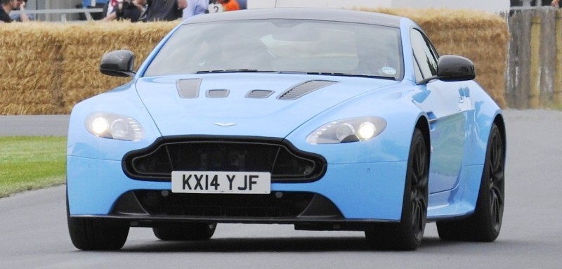 Aston Martin Zings Up Goodwood Hill (to its AMG Future) in Vantage S, Rapide S and Vanquish 7