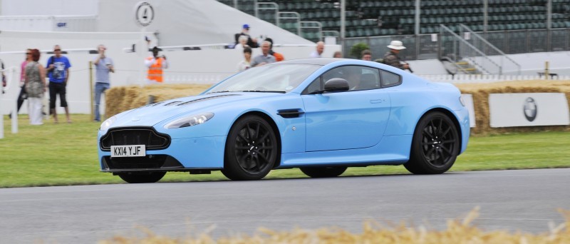 Aston Martin Zings Up Goodwood Hill (to its AMG Future) in Vantage S, Rapide S and Vanquish 8