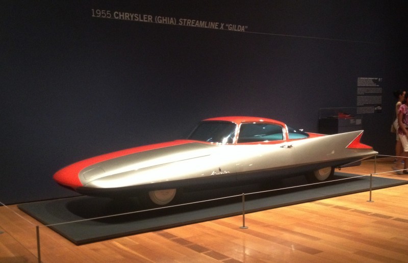 Atlanta Dream Cars - 1955 Chrysler Streamline X Ghilda by GHIA is Turbine Car Ideal 25