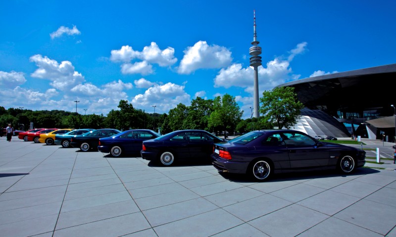 BMW E31 840i, 850i and 850CSi Celebrate 25th-Anniversary Homecoming in Munchen 28